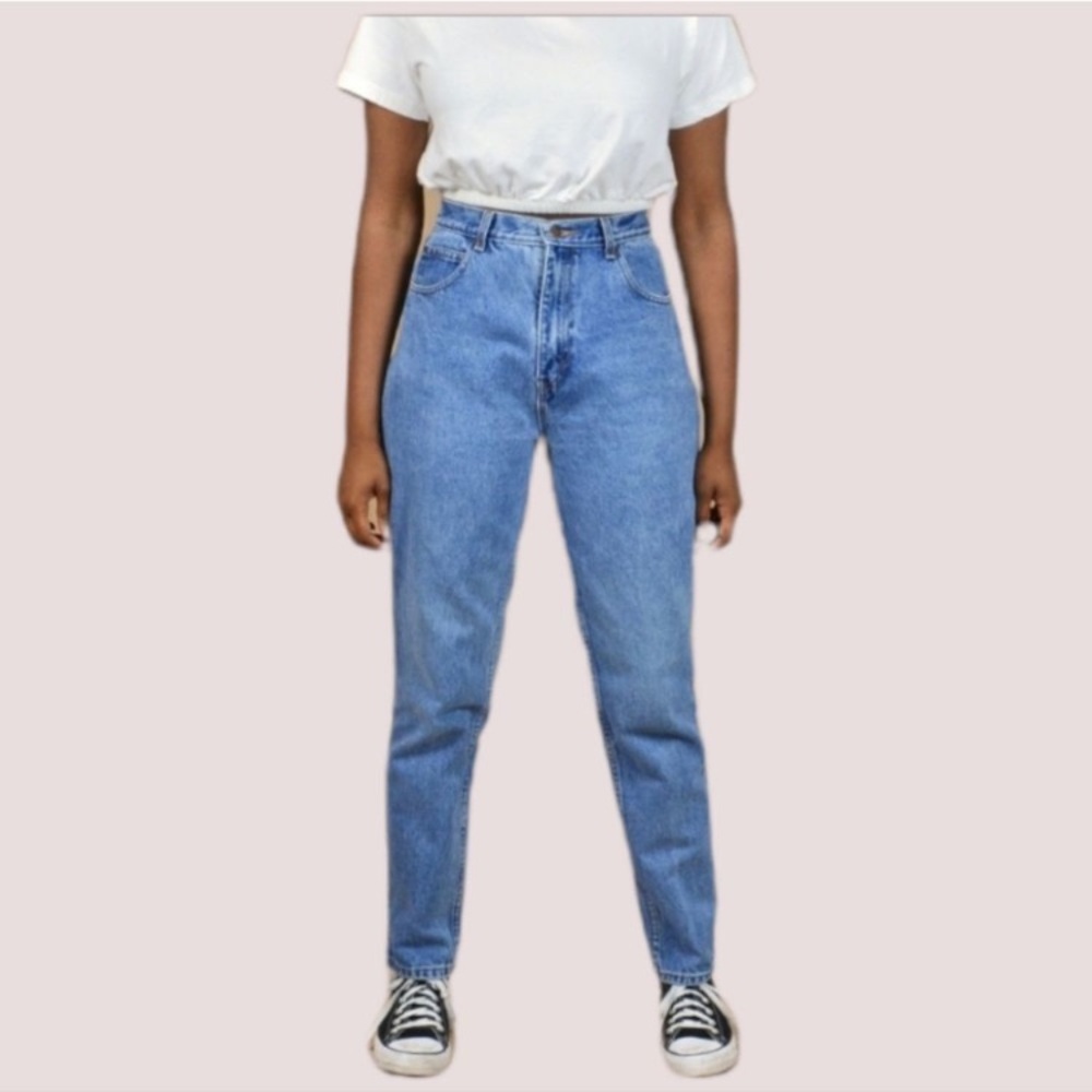 Vintage Jordache The Perfect Fit denim cotton tapered high waist jeans size 3/4